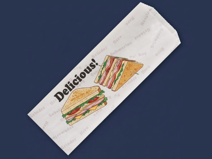 پاکت ساندویچی کاغذی طرح دار