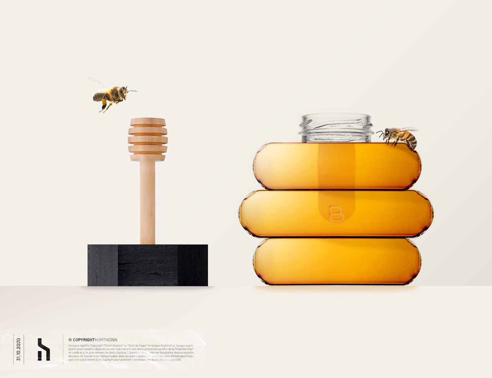 بسته بندی عسل، ایده طراحی بسته بندی عسل
