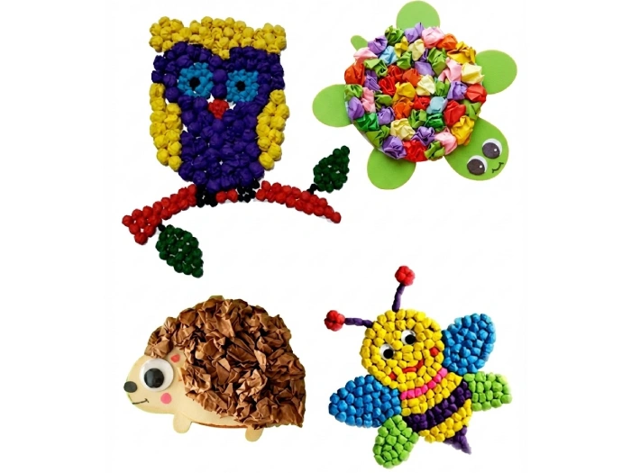 کاردستی با کاغذ مچاله