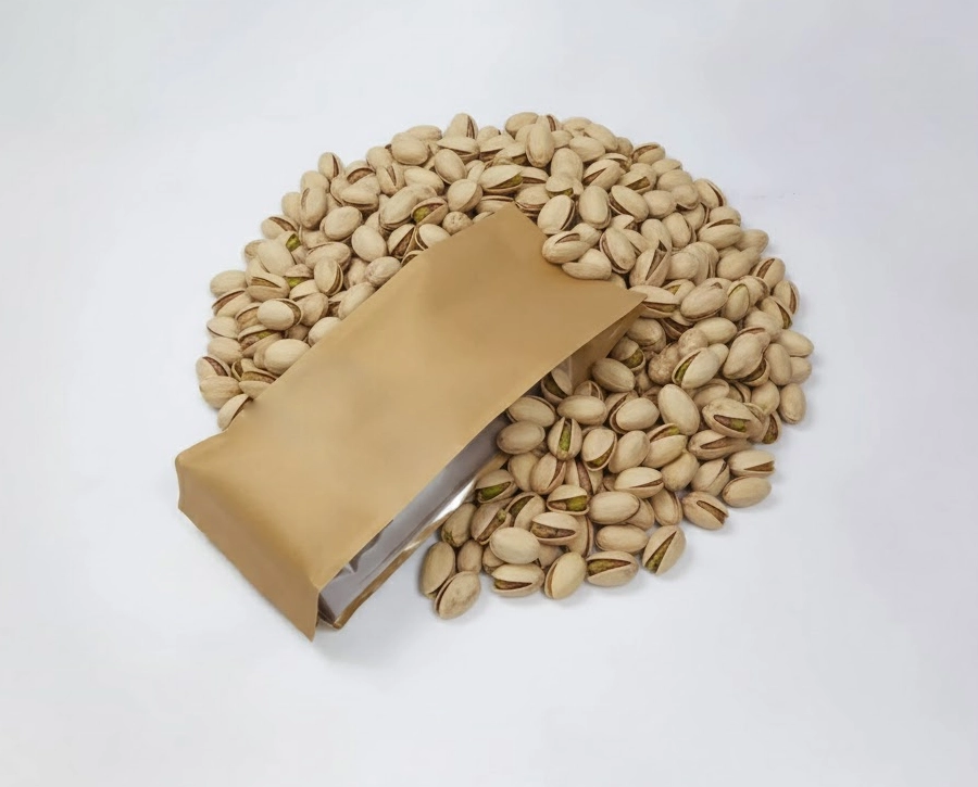 پاکت کرافت بغل گاست برای خشکبار و پسته