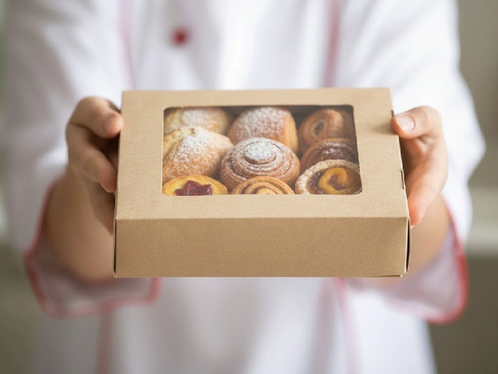 جعبه کیبوردی طلق دار و شیرینی خانگی