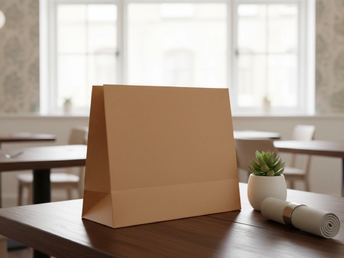 پاکت کاغذی بدون دسته در رستوران