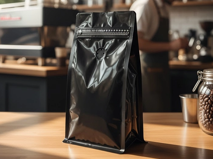 پاکت باکس پوچ متالایز در کافه