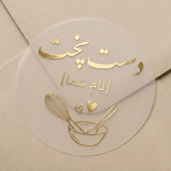 لیبل کیک خانگی