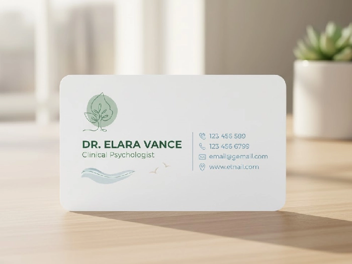 استفاده از المان طبیعت در کارت ویزیت