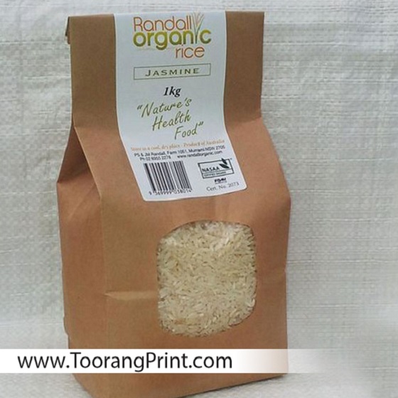 بسته بندی برنج با کیسه برنج صنعتی
