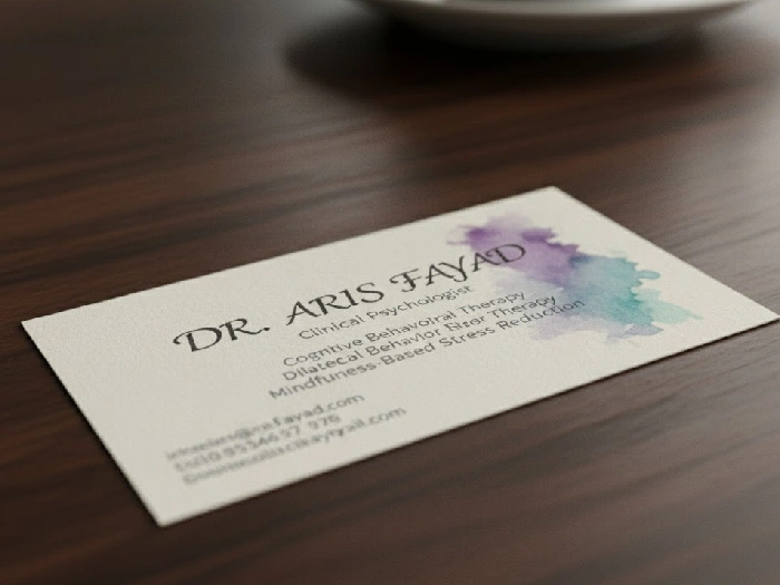 اشتباه رایج: فونت ناخوانا در کارت ویزیت