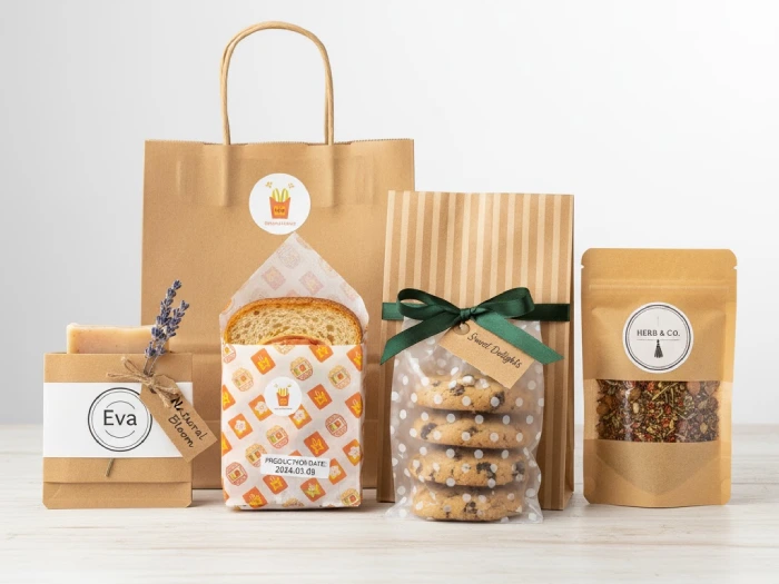 نمونه واقعی بسته بندی خلاقانه با پاکت کرافت و پاکت مومی