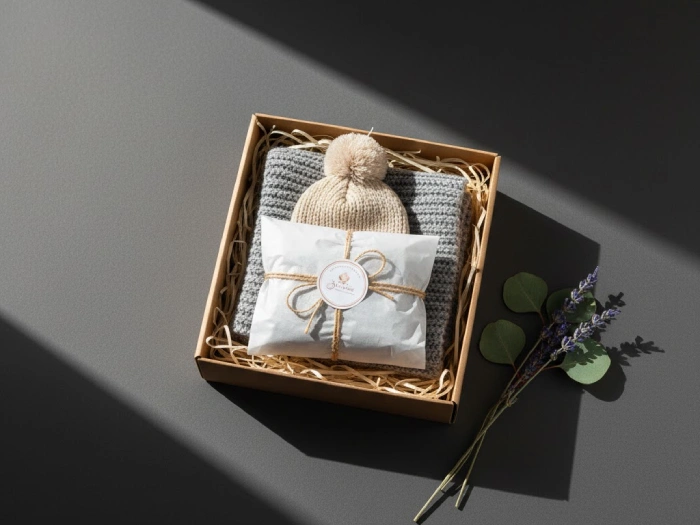 لفاف داخل بسته بندی شال و کلاه