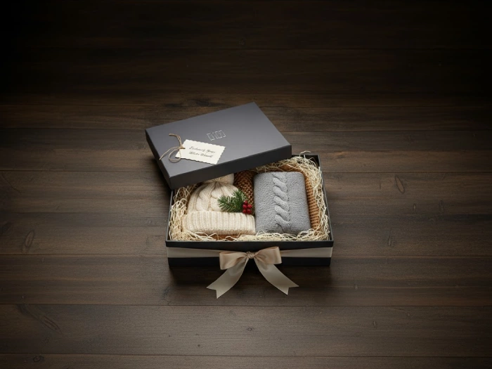 بسته بندی ست شال و کلاه برای هدیه و سفارشهای VIP