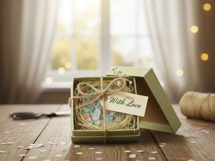 ایده بسته بندی هدیه کوچک