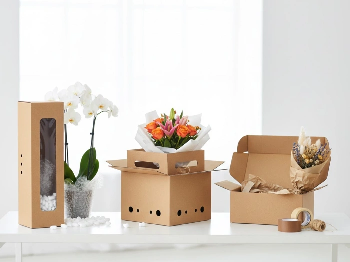 انتخاب کارتن و باکس مناسب برای گل