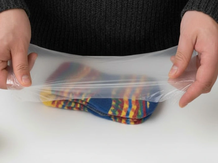 جوراب در حال سلفون مات کشیده