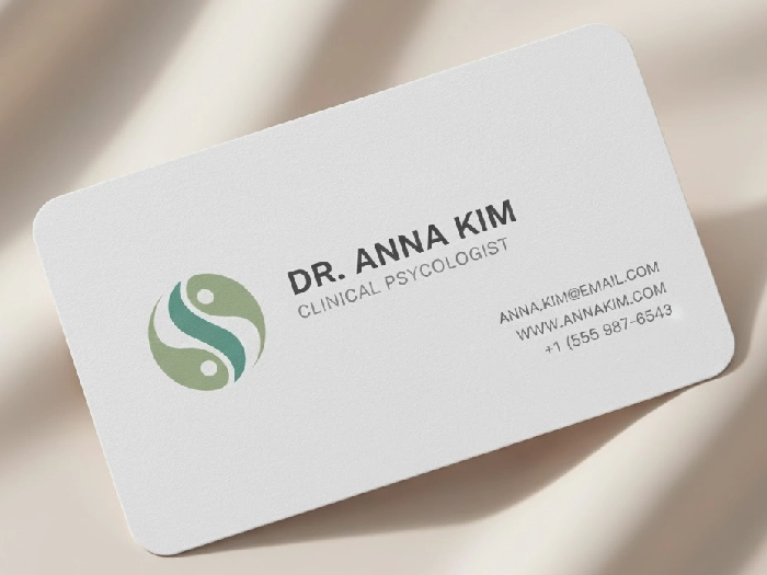 کارت ویزیت سلفون مات دورگرد