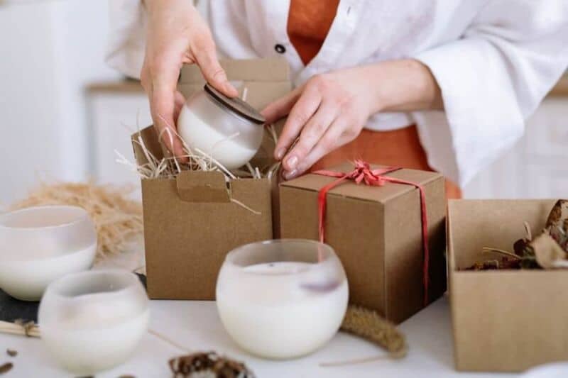ایده بسته بندی شمع_candle packaging