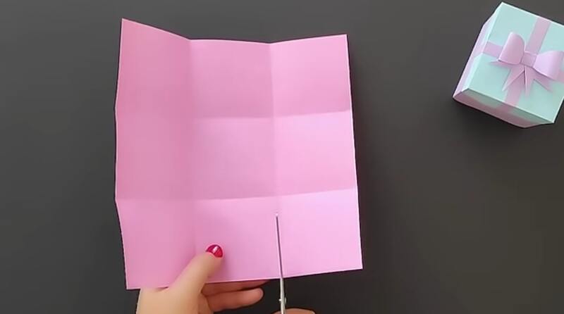 آموزش ساخت جعبه شکلات با کاغذ