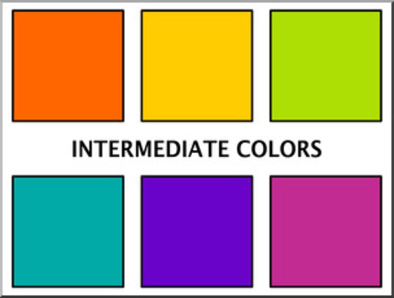 رنگ های حد وسط Intermediate Colors