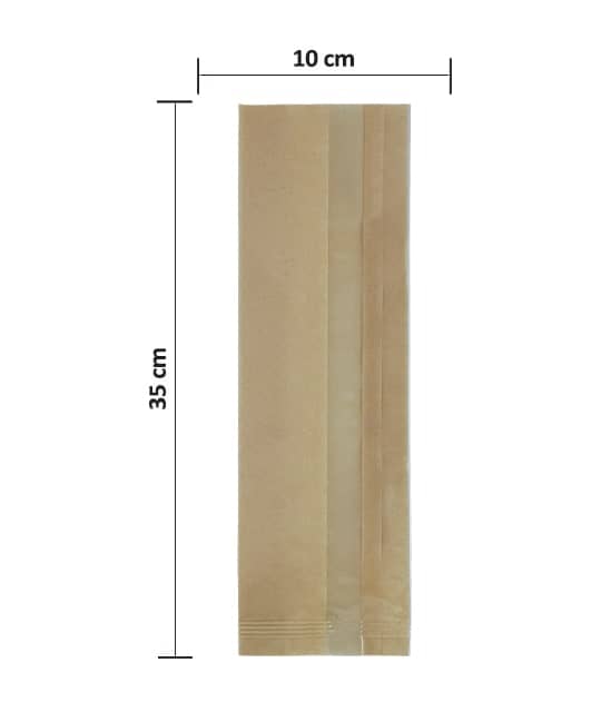 پاکت ساندویچ پنجره دار 10×35