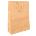ساک دستی کاغذی کرافت ضخیم 36×27 با بند دور پیچ
