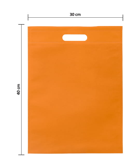ساک پارچه ای اسپان نارنجی 40×30