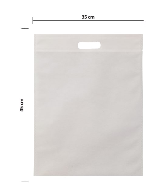 ساک پارچه ای اسپان سفید 45×35