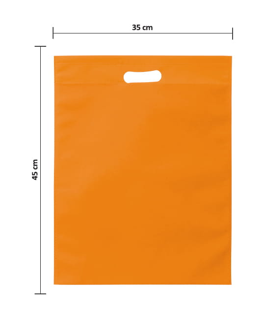 ساک پارچه ای اسپان نارنجی 45×35