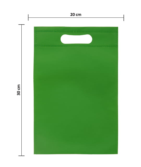 ساک پارچه ای اسپان سبز روشن 30×20