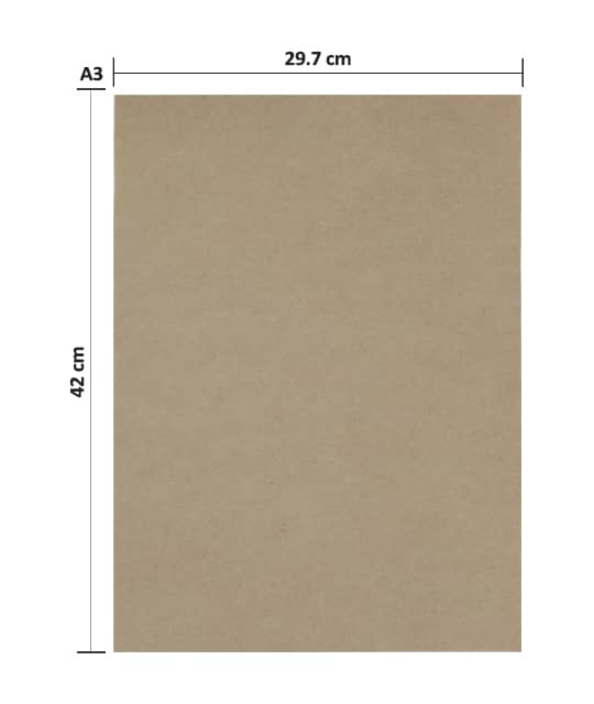 کاغذ کرافت A3 بسته 100 برگ