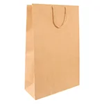 ساک دستی کاغذی کرافت ضخیم 45×30  با بند دور پیچ