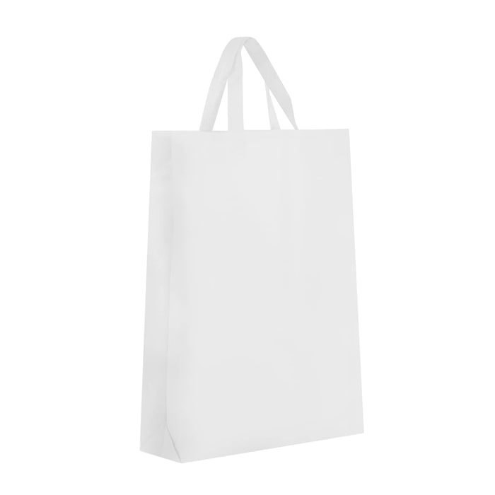 ساک اسپان دوخت حرارتی فول گاست عمودی 35×45 سفید