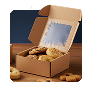تصویر بسته بندی کوکی و شیرینی