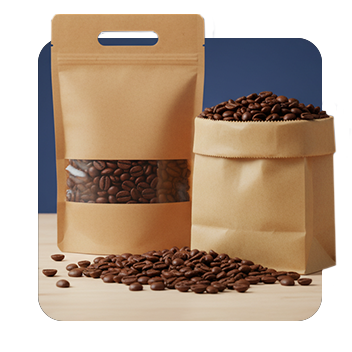 تصویر بسته بندی قهوه